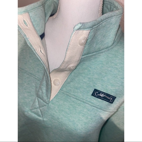 State of Mine. Long Sleeve 1/4 Button Pullover Top - Picture 3 of 6